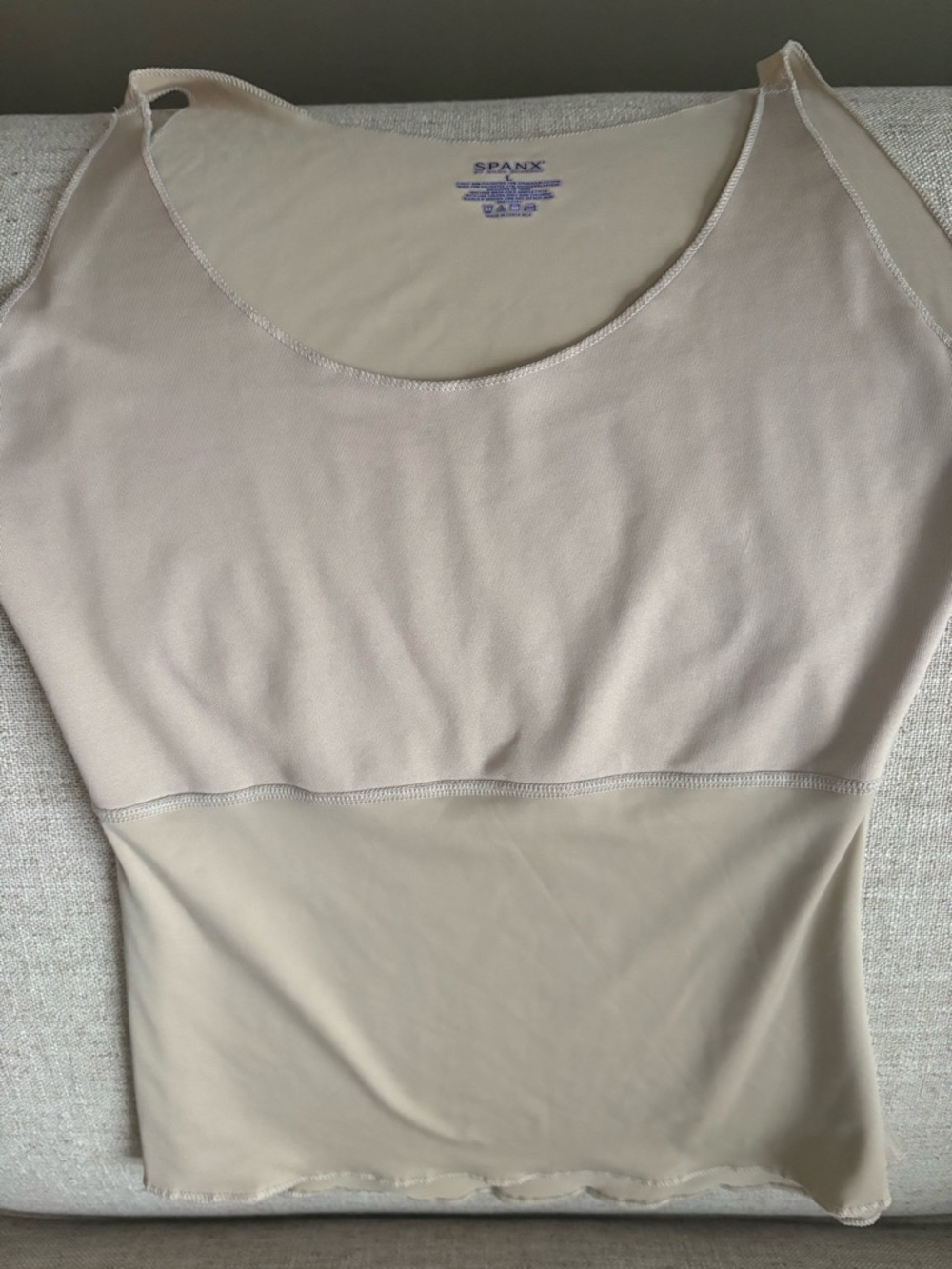 SPANX Beige Shaping Tank Top
